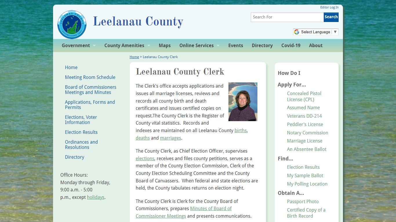 Leelanau County Clerk | Leelanau County